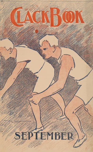 海报显示两名男性运动员准备参加比赛