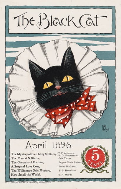 Anonymous - The black cat, April 1896