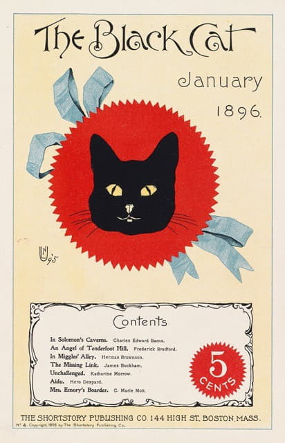 黑猫，1896年1月