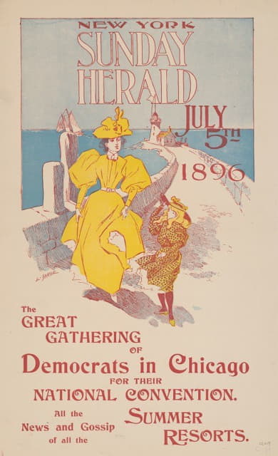 纽约星期日先驱报，1896年7月5日。