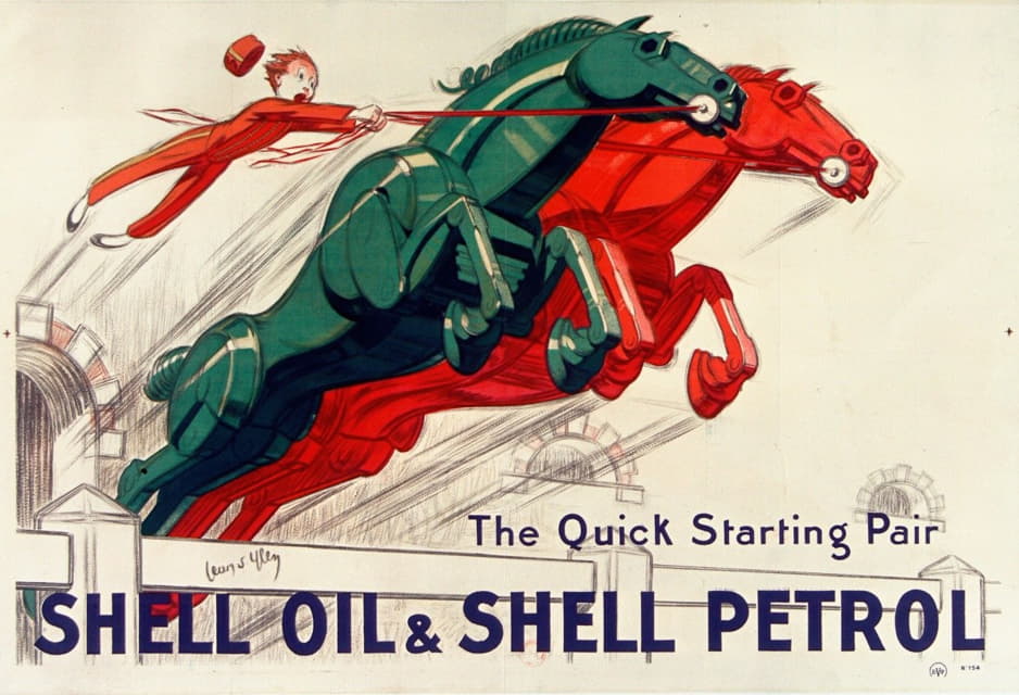 Jean d'Ylen - The Quick-starting pair Shell oil and Shell petrol