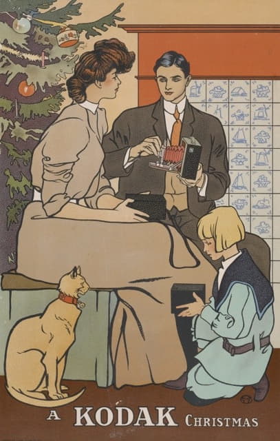 Edward Penfield - A Kodak Christmas