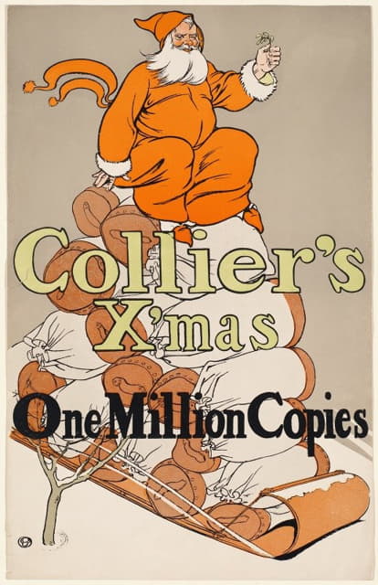Edward Penfield - Collier’s X’mas, one million copies