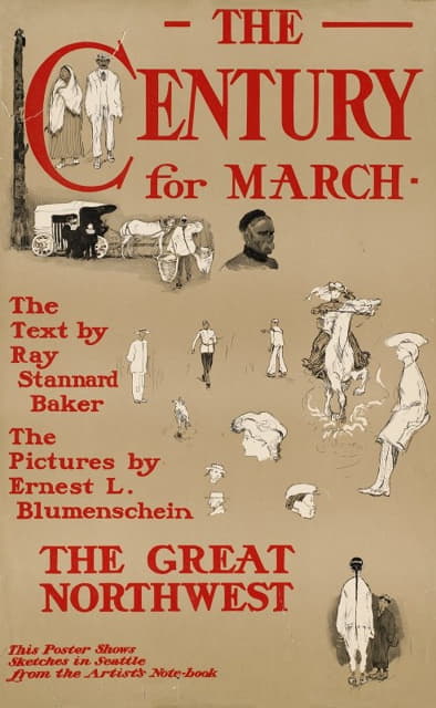 Ernest Leonard Blumenschein - The century for March. The great northwest
