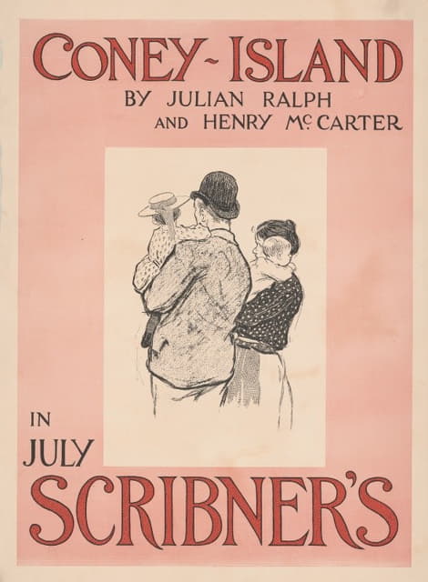 Henry McCarter - Coney-Island by Julian Ralph & Henry McCarter in July Scribner’s