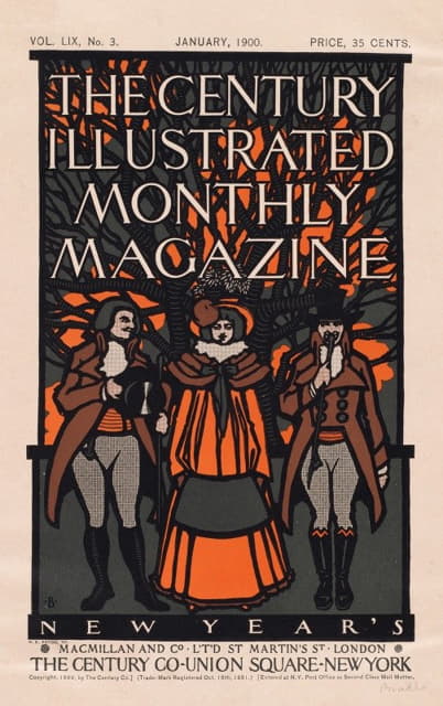Will Bradley - The century illustrated monthly magazine, New Year’s