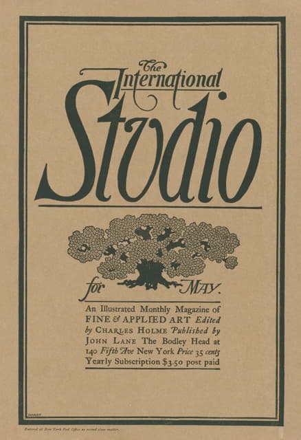 Will Bradley - The international studio for May, May 1897