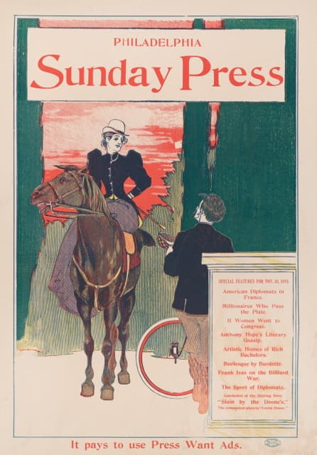 George Reiter Brill - Sunday Press, Special features, Nov. 10, 1895
