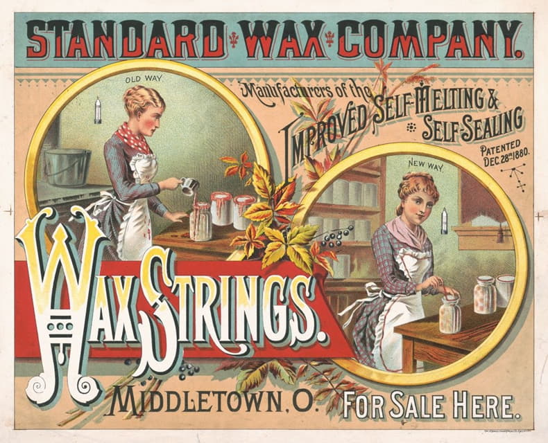 Anonymous - Standard wax company, wax strings