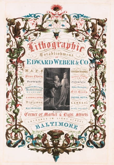 爱德华·韦伯的平版印刷成立。