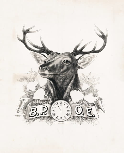 H.J. Reandeau - B. P. O. E. [Benevolent and Protective Order of Elks]