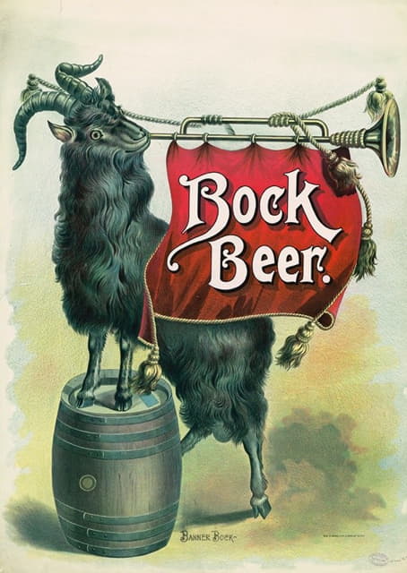 Rode & Brand - Bock beer, banner Bock