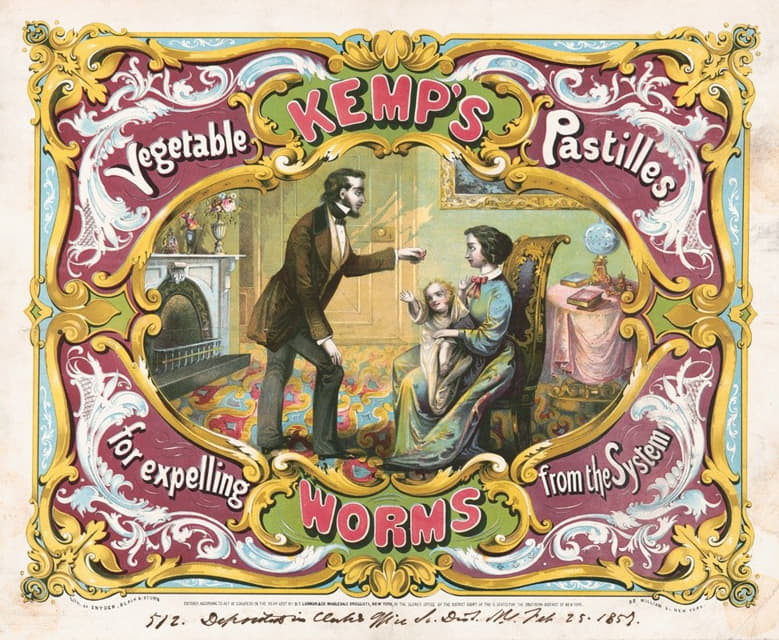 Snyder, Black & Sturn - Kemp’s vegetable pastilles for expelling worms from the system
