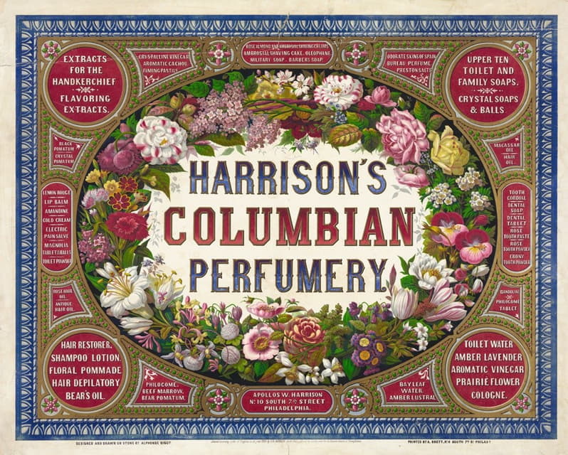 Alphonse Bigot - Harrison’s Columbian perfumery