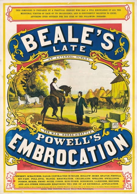 Jos. B. Beale - Beale’s late Powell’s embrocation