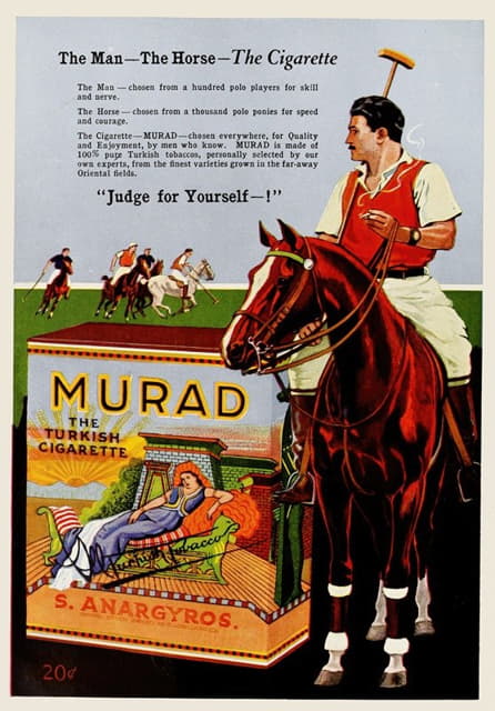 穆拉德，那个男人，马，香烟