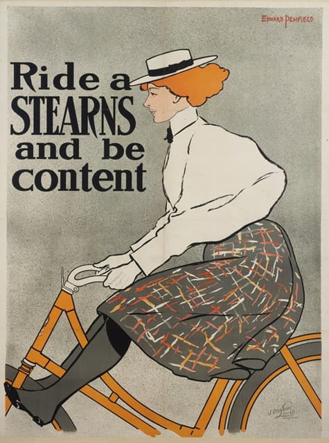 Edward Penfield - Ride a Stearn and Be Content