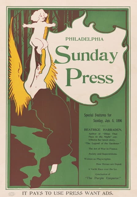 George Reiter Brill - Philadelphia Sunday Press; Jan. 5
