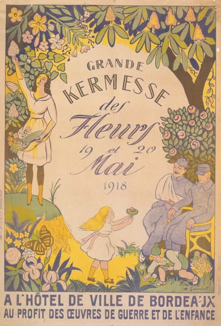 A. Guindet - Grande kermesse des fleurs 19 et 20 mai 1918