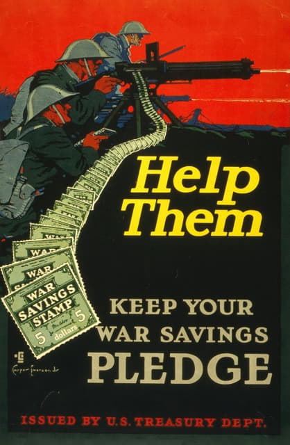 Casper Emerson Jr. - Help them – keep your war savings pledge