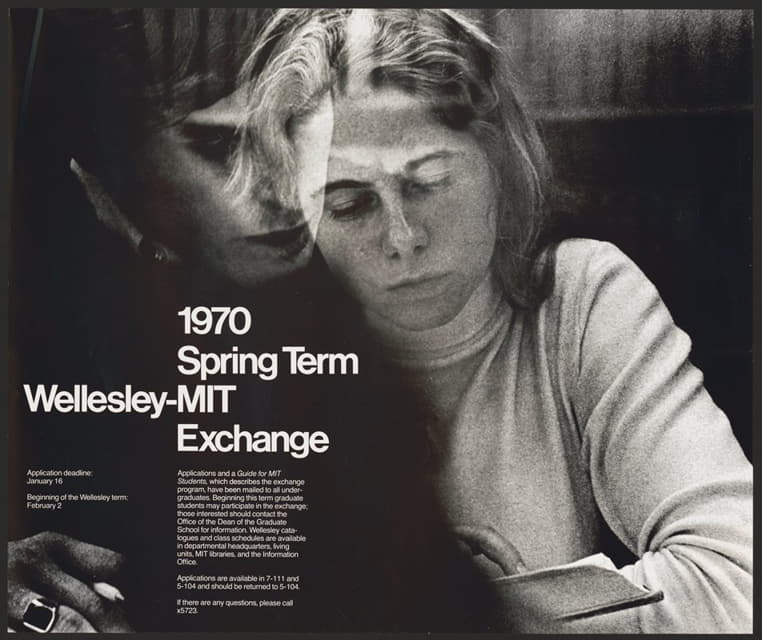 Wellesley麻省理工学院交换所，1970年春季学期