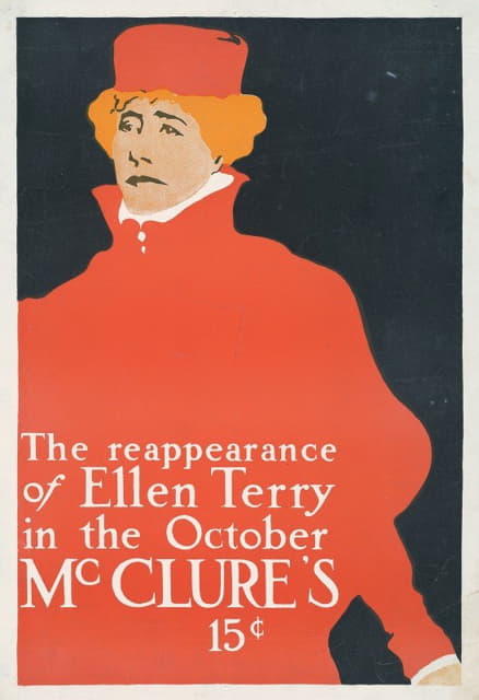 Earl Horter - The reappearance of Ellen Terry in the October McClure’s 15 cents