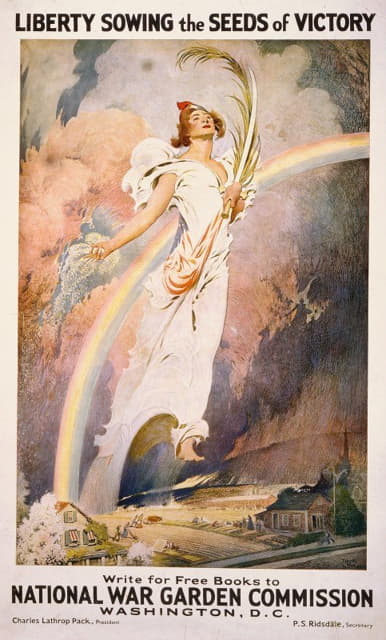 Frank Vincent DuMond - Liberty sowing the seeds of victory