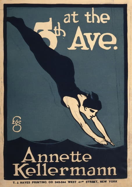 Frederic Cooper - Annette Kellermann at the 5th Ave