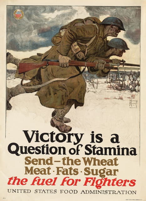Harvey T. Dunn - Victory is a question of stamina