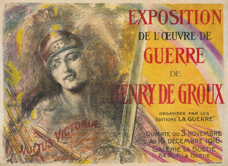 Henri de Groux - Exposition de l’oeuvre de guerre de Henry de Groux