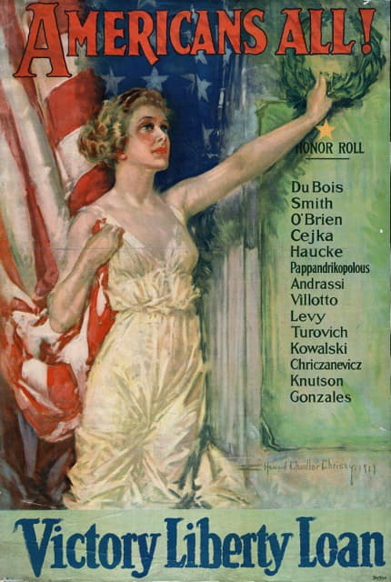 Howard Chandler Christy - Americans All! Victory Liberty Loan