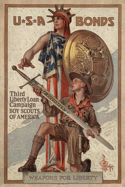 J.C. Leyendecker - Weapons for liberty