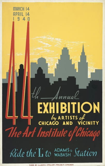 John Buczak - 44th annual exhibition by artists of Chicago and vicinity