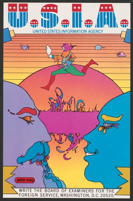 Peter Max - U.S.I.A. United States Information Agency