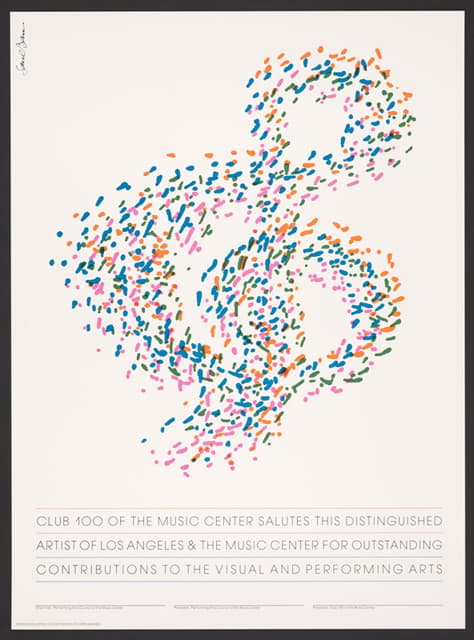 Saul Bass - Club 100 of the Music Center salutes this distinguished artist…