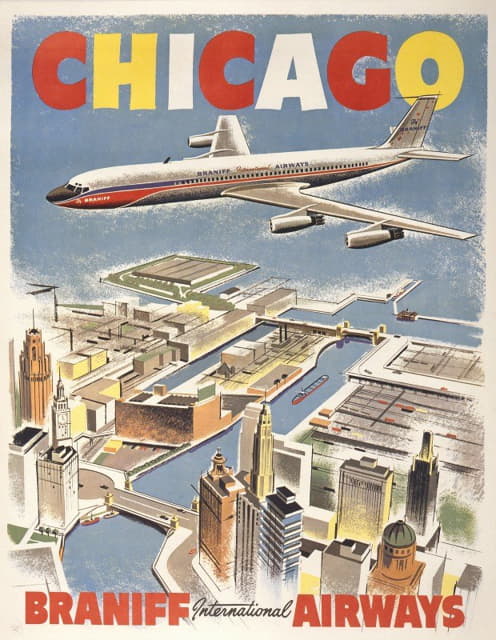 Anonymous - Chicago,Chicago, Braniff International Airways