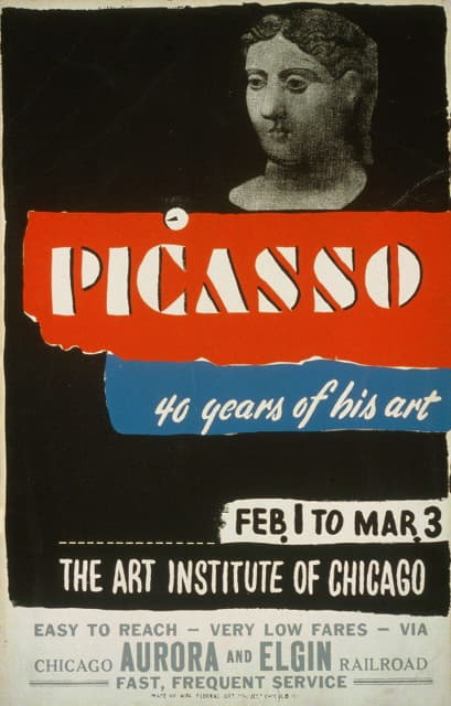 毕加索40年的艺术生涯