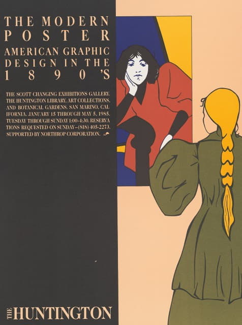 Anonymous - The modern poster, American graphic design in the 1890’s … the Huntington