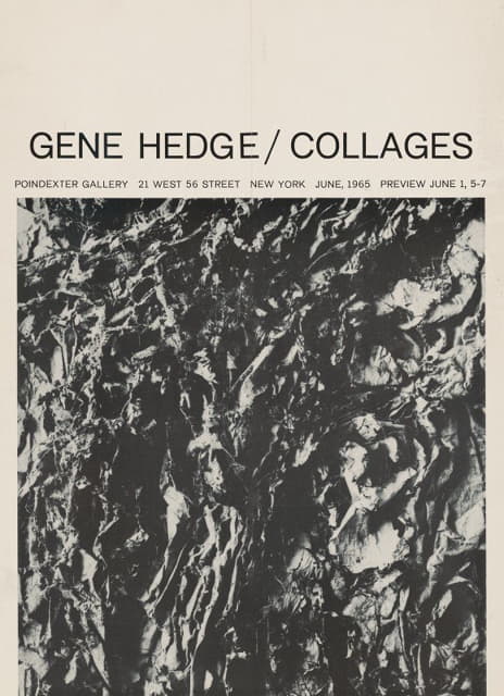 Gene Hedge - Gene Hedge, Collages