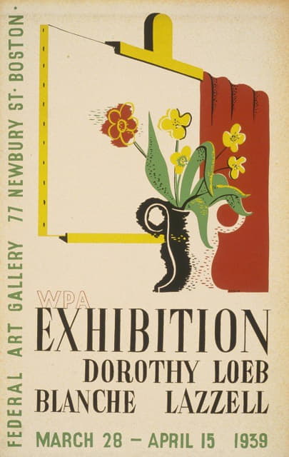 Ben Nason - WPA exhibition of Dorothy Loeb and Blanche Lazzell
