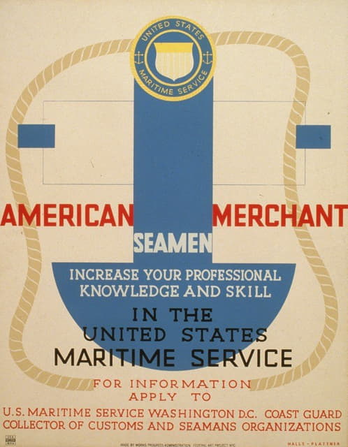 Richard Halls - American Merchant Seamen increase your professional knowledge and skill in the United States Maritime Service