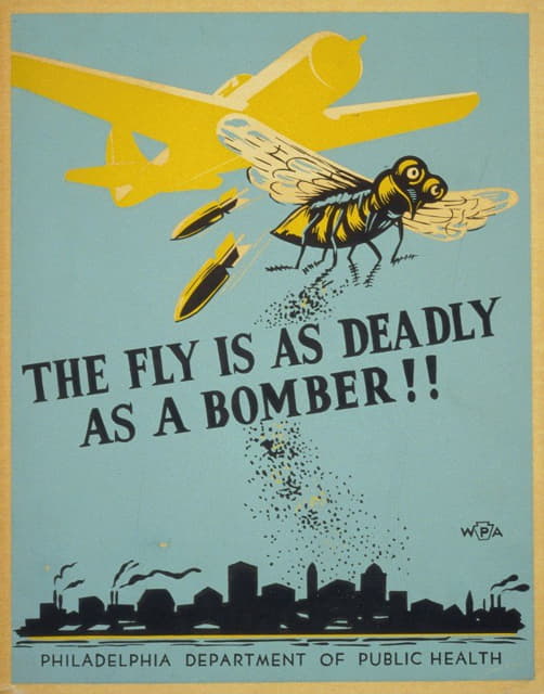 苍蝇和轰炸机一样致命！！