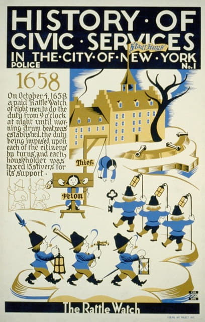 Vera Bock - History of civic services in the city of New York Police No. 1