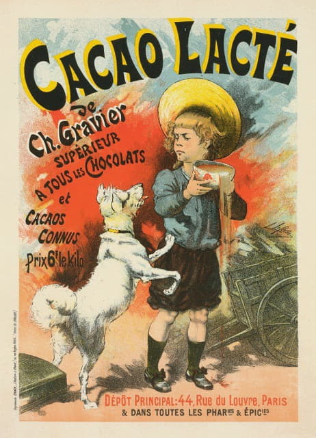 Lucien Lefèvre - Cacao Lacté, De Ch. Gravier