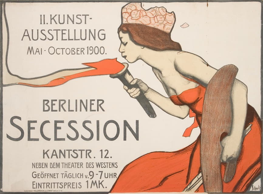 Anonymous - Berliner Secession, Poster for the Exhibition from May-October