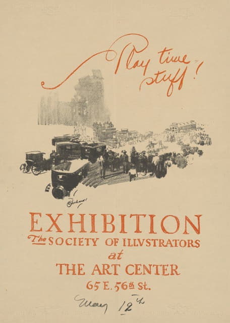 William Oberhardt - Play time stuff! Exhibition, The Society of Illustrators at the Art Center
