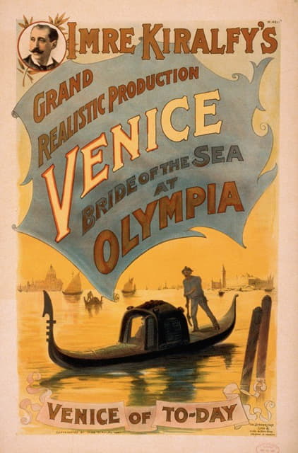 伊姆雷·基尔菲的大型写实作品《威尼斯，奥林匹亚海上新娘》