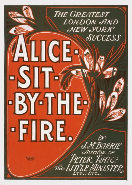 爱丽丝坐在火炉旁
