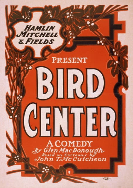 U.S. Lithograph Co. - Bird center