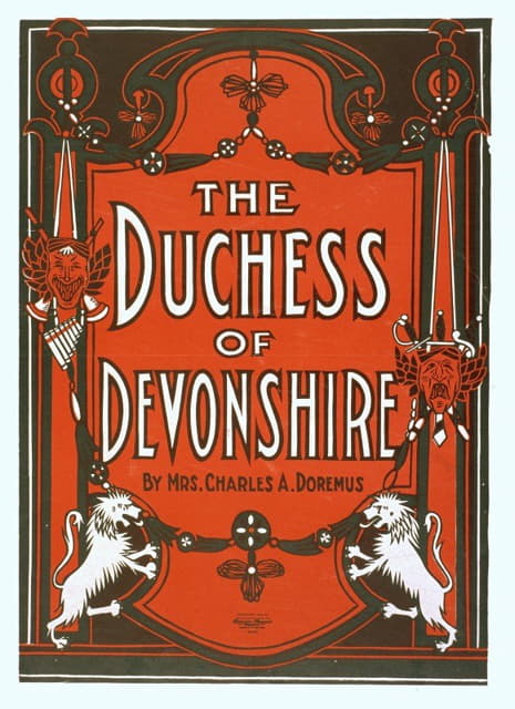 U.S. Lithograph Co. - The Duchess of Devonshire